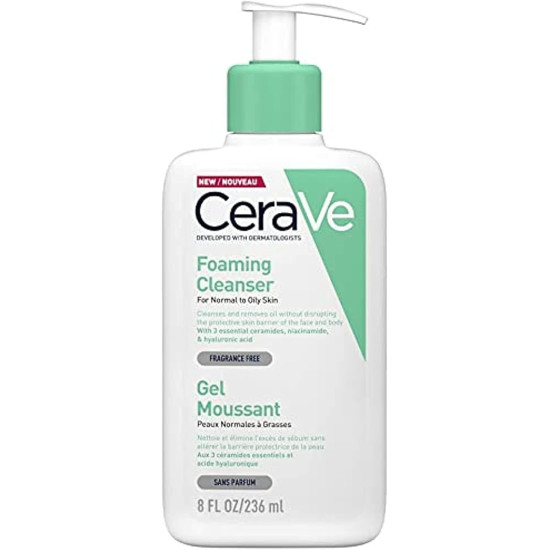 CERAVE FOAMING FACIAL CLEANSER 236ML