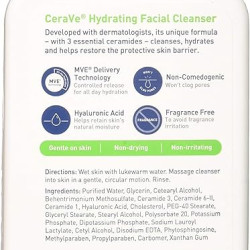 CERAVE HYDRATING FACIAL CLEANSER 355ML