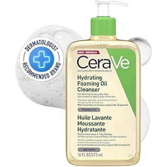 CERAVE HYDRATING FOAMING OIL CLEANSE 473ML