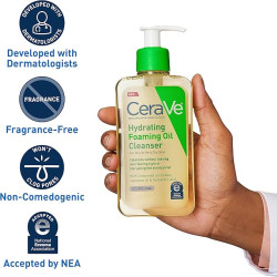 CERAVE HYDRATING FOAMING OIL CLEANSER 237ML