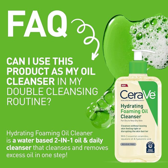 CERAVE HYDRATING FOAMING OIL CLEANSER 237ML